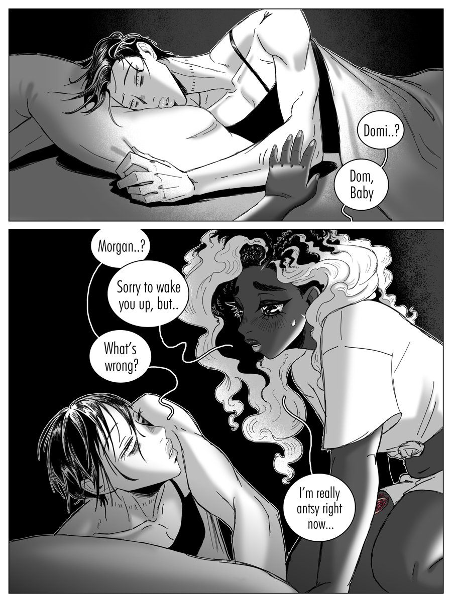NafisahTung's tweet image. New chapter for "Dom & Mor" is up!
A lil chapter about alternative ways to be with your partner 🥹
webtoons.com/en/canvas/dom-…