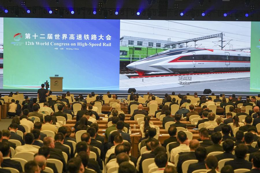 Themed "High-Speed Rail: Innovation and Development for a Better Life", the 12th World Congress on High-Speed Rail opened in Beijing on July 8. More than 2,000 participants, including railway technical personnel, enterprise leaders, government officials, and representatives from