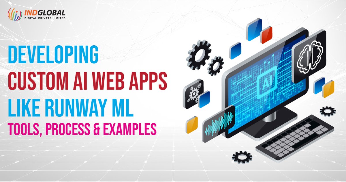 Indglobal's tweet image. Developing Custom AI Web apps Like Runway ML Tools, Process & examples
Read more- bit.ly/4kytIZk
Contact us- 9741117750
Mail us- info@Indglobal.in
#webapps #webappsoftware #webappsolutions #webappsdevelopment #webappsoftwaredevelopment