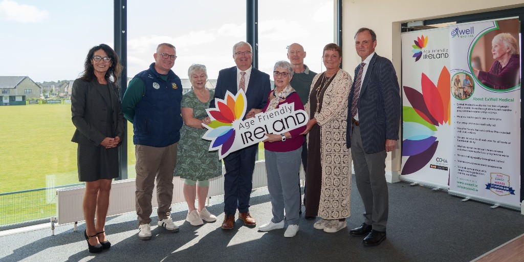 ExWell, the medically led exercise programme for older people, has been officially rolled out across Meath this week. Access to the programme is by referral from a health care professional, and details are at exwell.ie/join-us.  
<a href="/meathcoco/">Meath County Council</a> <a href="/exwell_medical/">ExWell Medical</a> <a href="/officialgaa/">The GAA</a>