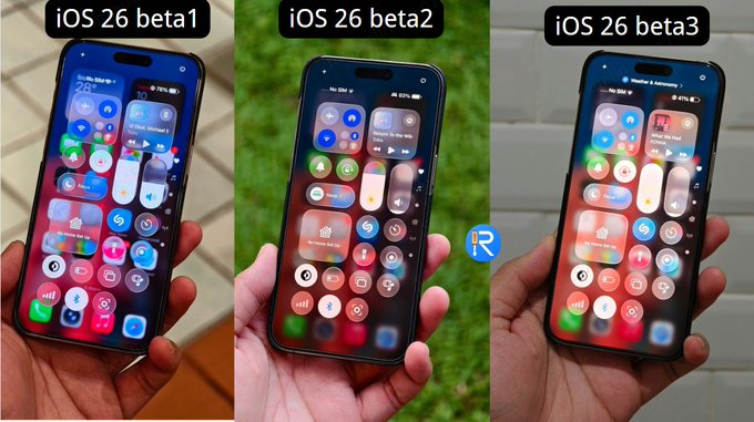 Tenorshare_FR's tweet photo. ✨ Vous aimez ? L’effet flou d’iOS 26 bêta s’intensifie :
1️⃣ Bêta 1 : quasi invisible
2️⃣ Bêta 2 : flou léger
3️⃣ Bêta 3 : flou renforcé et super visible
#WWDC25 #ReiBoot #ios26beta #ios26beta3 #ios26beta2 🤔👀 https://t.co/aJ4joDio4S