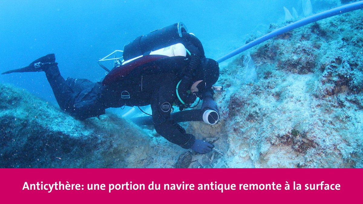 UNIGEnews's tweet image. ⛵Une équipe de l’UNIGE et de l’ESAG a mené une fouille sur le site de l’épave d'Anticythère, récupérant des fragments qui précisent la construction du navire et offrent un éclairage inédit sur la navigation antique en Méditerranée.
#Antikythera2025
🔗 ow.ly/a01L50WmR4K
