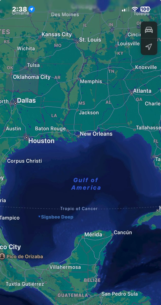 ZHilbert47697's tweet photo. @bluhue123 @emma_smith895 Per google maps and Apple Maps..  what’s next, is Pluto no longer a planet?! 😂😂 https://t.co/e76yz2BNHz