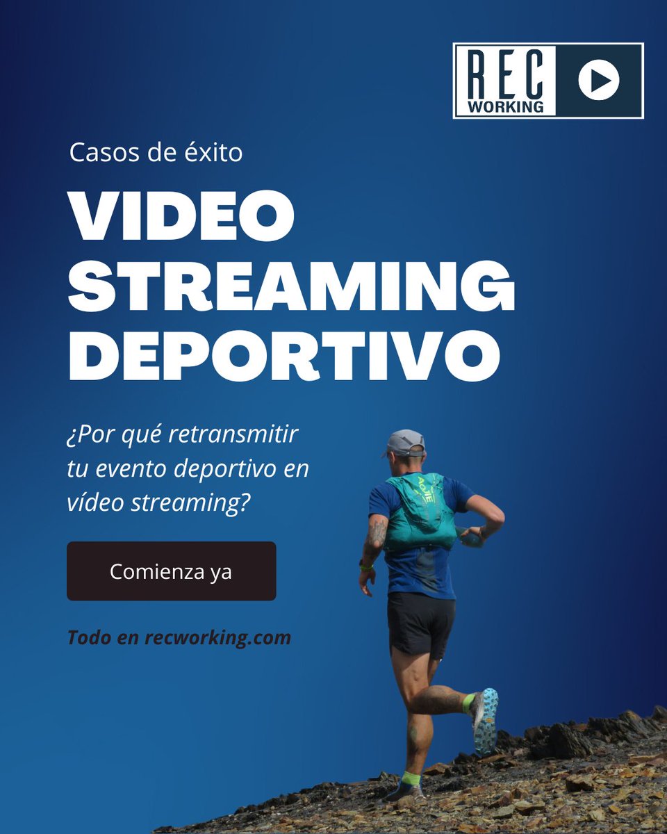 recworking's tweet image. 🎥✨ ¿Tu carrera merece ser vista en el mundo?
Nosotros lo hacemos posible💥
🚴‍♂️ Desde la emoción del @MadridMarathon 
⛰️ hasta la épica del Gran Trail Aneto-Posets
🚣 pasando por la tradición del Descenso del Sella.. @riversella 

🔗 recworking.com/casos-reales-e…

#StreamingDeportivo