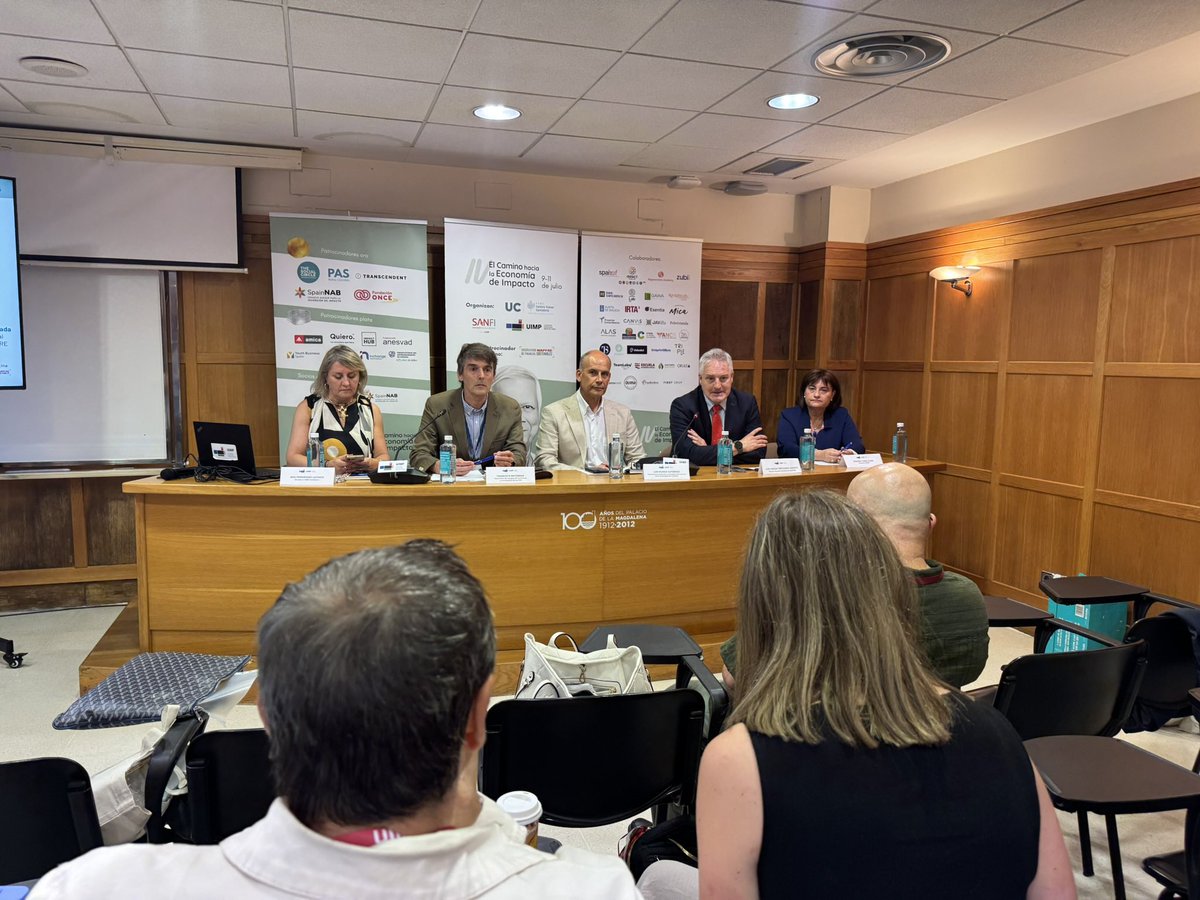 Spainsif (@spainsif) on Twitter photo 🎤👥 Arranca el IV Encuentro “El Camino hacia la Economía de Impacto”
<a href="/UIMP/">UIMP</a> <a href="/unican/">Universidad de Cantabria</a> <a href="/SANFI_Institute/">SANFI | Santander Financial Institute</a> #ImpactoCantabria2025 <a href="/SpainNAB/">SpainNAB</a> <a href="/fiareBE/">Fiare Banca Etica</a> <a href="/asociacionamica/">Asociación Amica</a> <a href="/creasimpacto/">Creas</a> <a href="/Anesvad/">Fundación Anesvad</a> 🎤👥 Arranca el IV Encuentro “El Camino hacia la Economía de Impacto”
<a href="/UIMP/">UIMP</a> <a href="/unican/">Universidad de Cantabria</a> <a href="/SANFI_Institute/">SANFI | Santander Financial Institute</a> #ImpactoCantabria2025 <a href="/SpainNAB/">SpainNAB</a> <a href="/fiareBE/">Fiare Banca Etica</a> <a href="/asociacionamica/">Asociación Amica</a> <a href="/creasimpacto/">Creas</a> <a href="/Anesvad/">Fundación Anesvad</a>