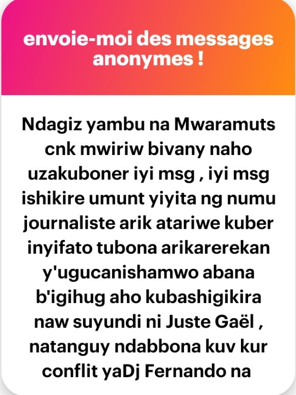 Sir_Umuhirwaa2's tweet photo. #Abatwip
#Indasi 😳 https://t.co/5yS5ahQRVN