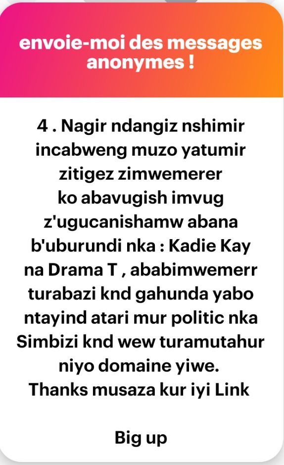 Sir_Umuhirwaa2's tweet photo. #Abatwip
#Indasi 😳 https://t.co/5yS5ahQRVN