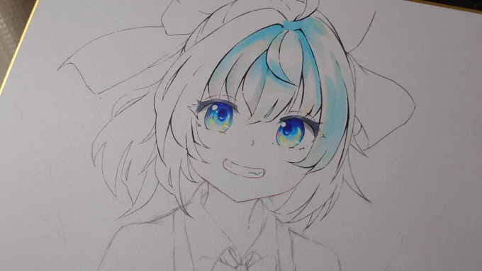 今描いてる子⑨