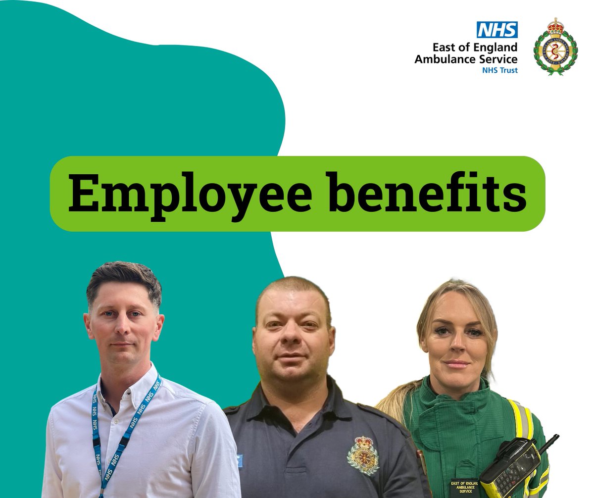 EastEnglandAmb's tweet image. ⭐Did you know, if you join #TeamEEAST there are a whole host of employee benefits? ⭐
🔗 You can read more about these over on our website: eastamb.nhs.uk/join-the-team/…