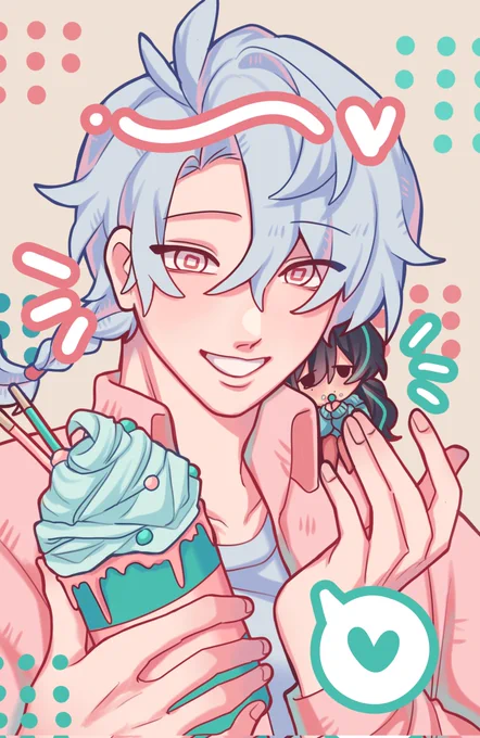 Ice cream photocards for my ocs #oc