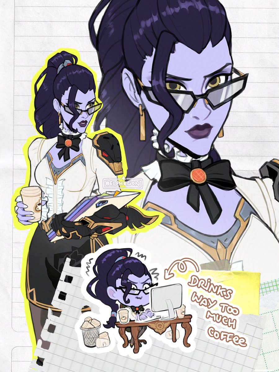 belphelion's tweet image. Madame Lacroix 🕷️ slaying everytime 💅
#overwatch2 #widowmaker