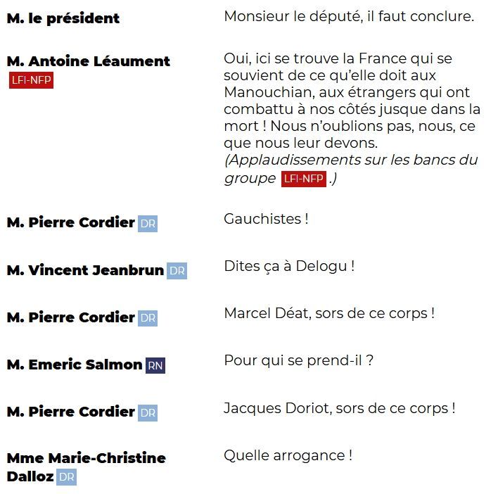 La droite pas contente #DirectAN