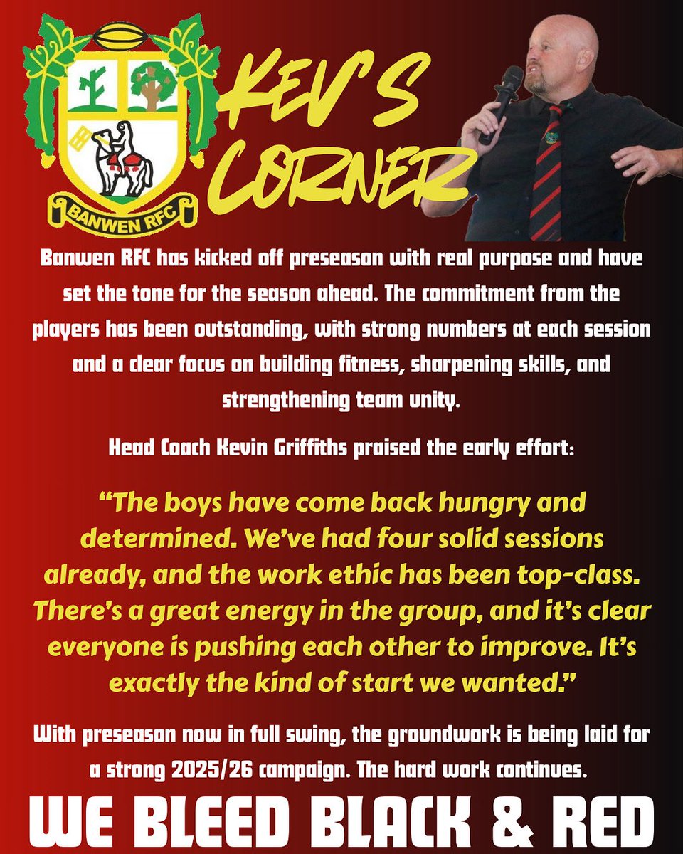 A message from the Head Coach 🙌