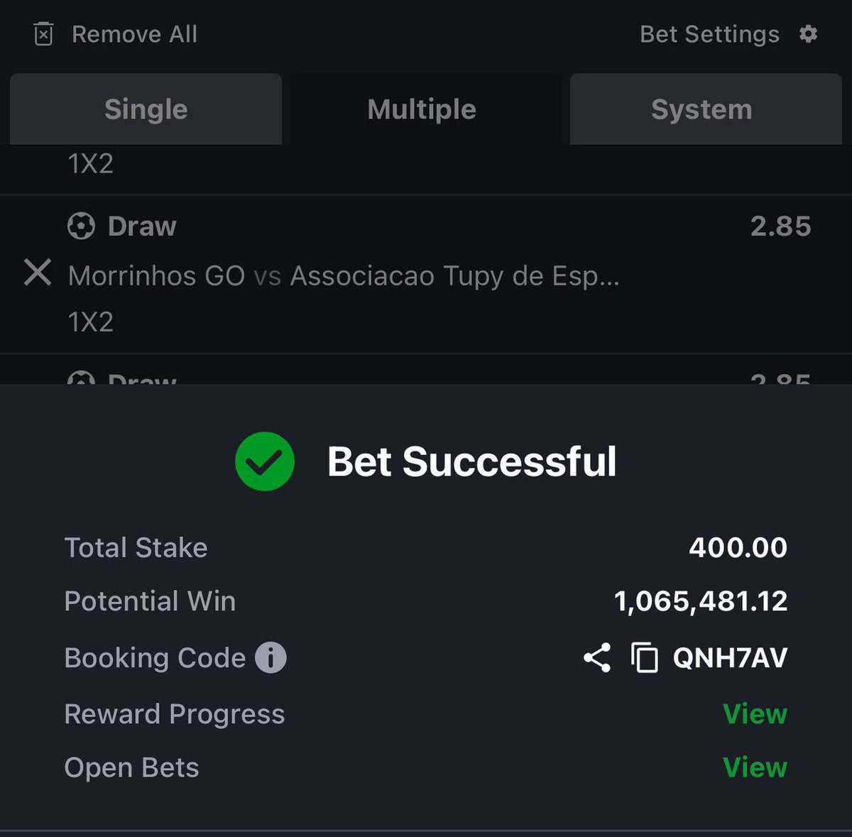 GO!GO!! 
Sporty lovers🤯😳
Welcome to the world of sure odds 
 Where sure odds are landed peacefully 
Stake responsibly