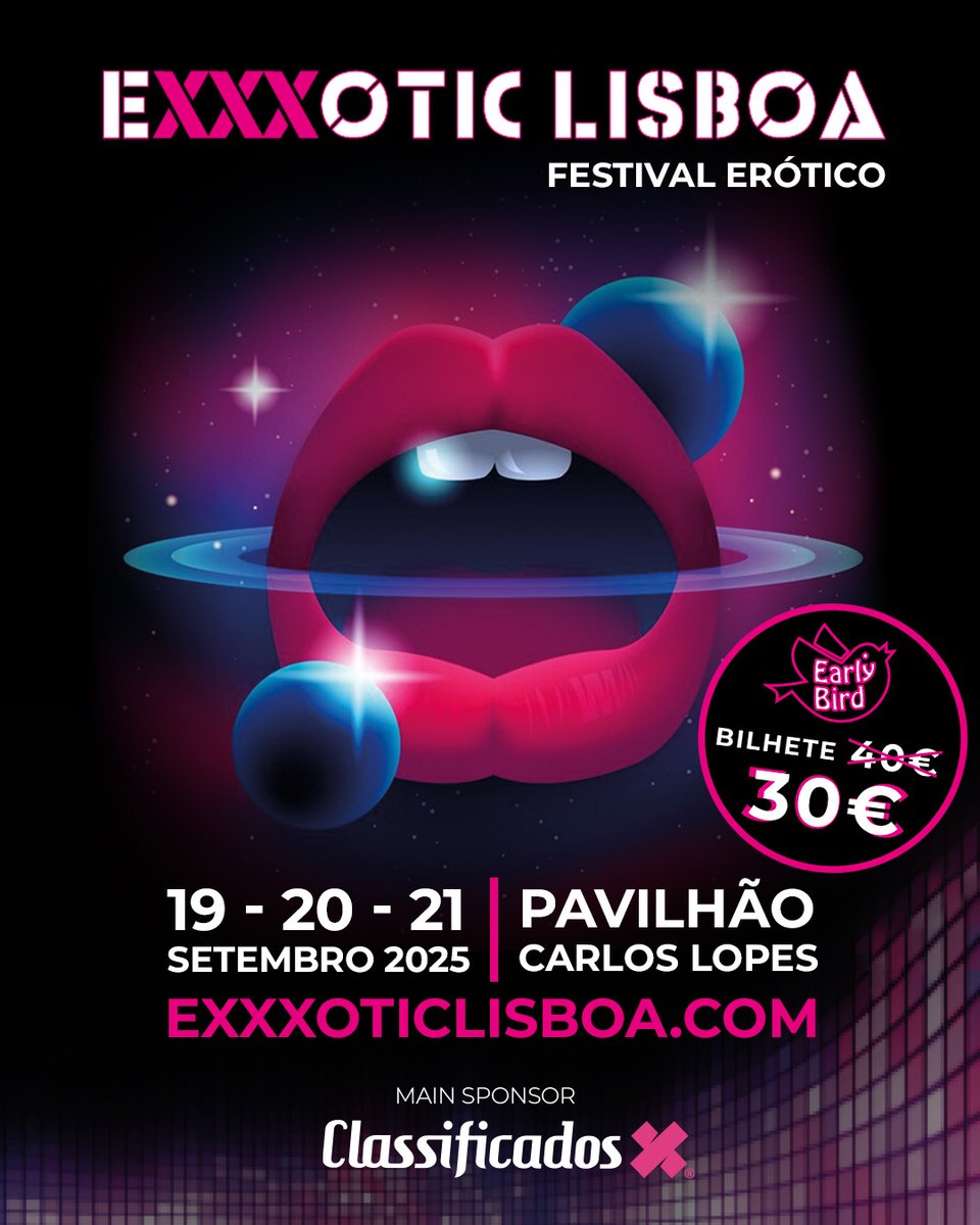 Early Bird com 25% desconto para 1 dia inteiro de shows, palestras, workshops e muito mais! link na bio