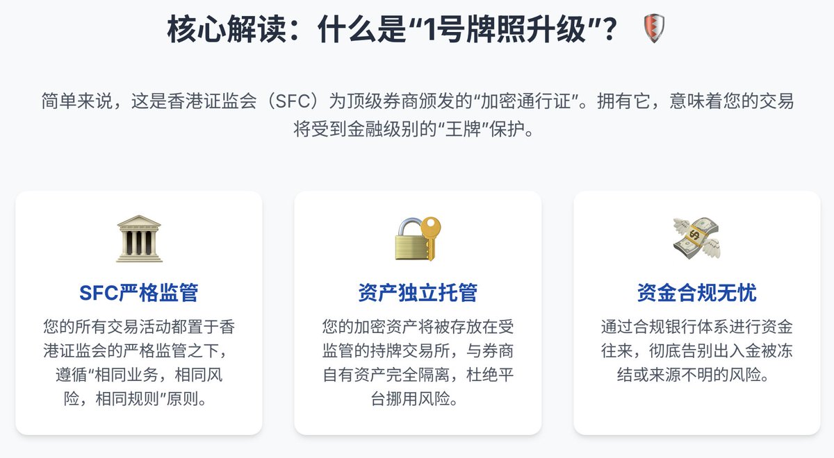 香港券商跑步入场，加密世界迎来“正规军”！ 随着香港金融监管环境放宽，越来越多本地券商 纷纷迈入虚拟资产领域，掀起了一场前所未有的“拼牌时代”。国泰君安成功完成一号牌照升级，股价不到一个月涨了近