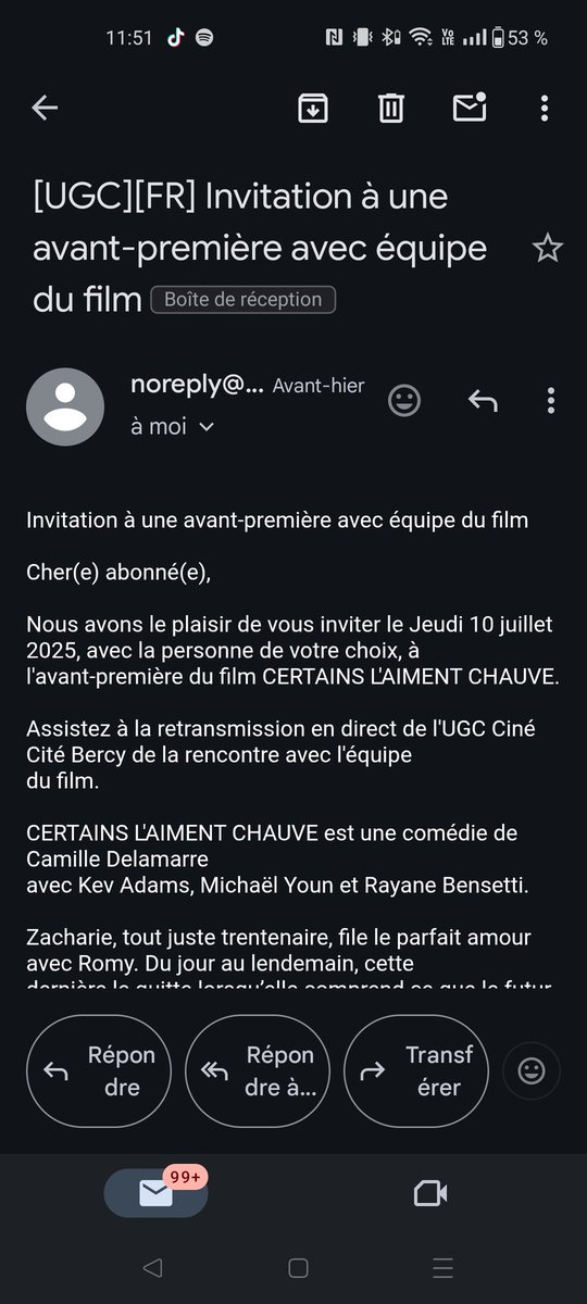 TonRichard20's tweet photo. Toutes ces années de loyaux services à UGC et je reçois ça en récompense ? https://t.co/GOSiiLj9jK