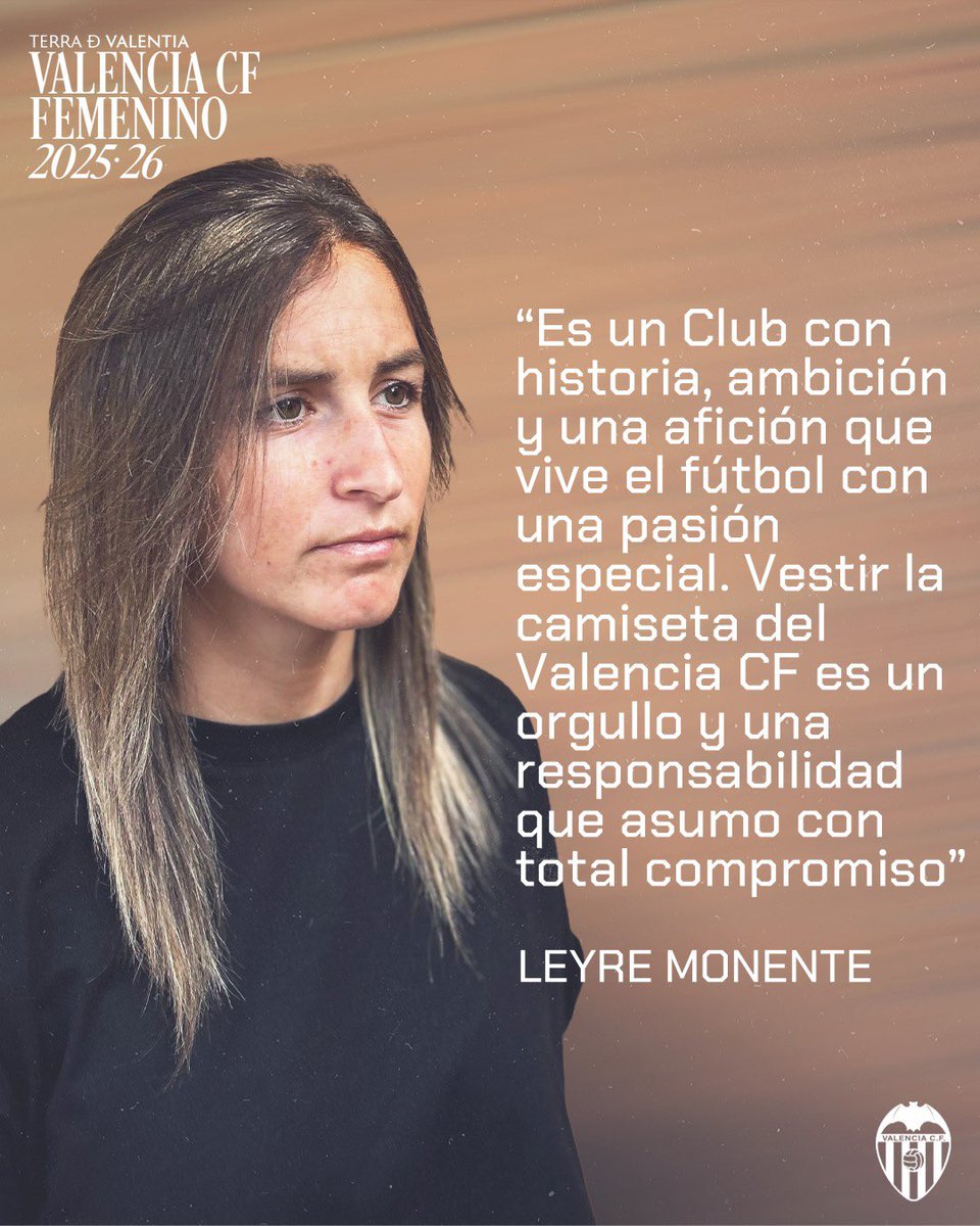 ✨ 𝐋𝐞𝐲𝐫𝐞 𝐌𝐨𝐧𝐞𝐧𝐭𝐞, orgullo, responsabilidad y compromiso con la camiseta del #VCFfem 🦇

#ADNVCF