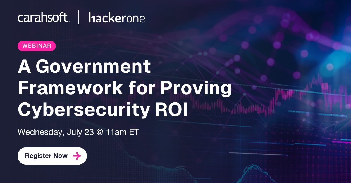 Hacker0x01's tweet image. Traditional ROI wasn’t built for security programs. RoM (return on mitigation) was. ✔️
Join Carahsoft and HackerOne on July 23 to explore the RoM framework—a new way to measure cybersecurity’s impact on mission assurance and public service continuity.
- See how RoM aligns with…