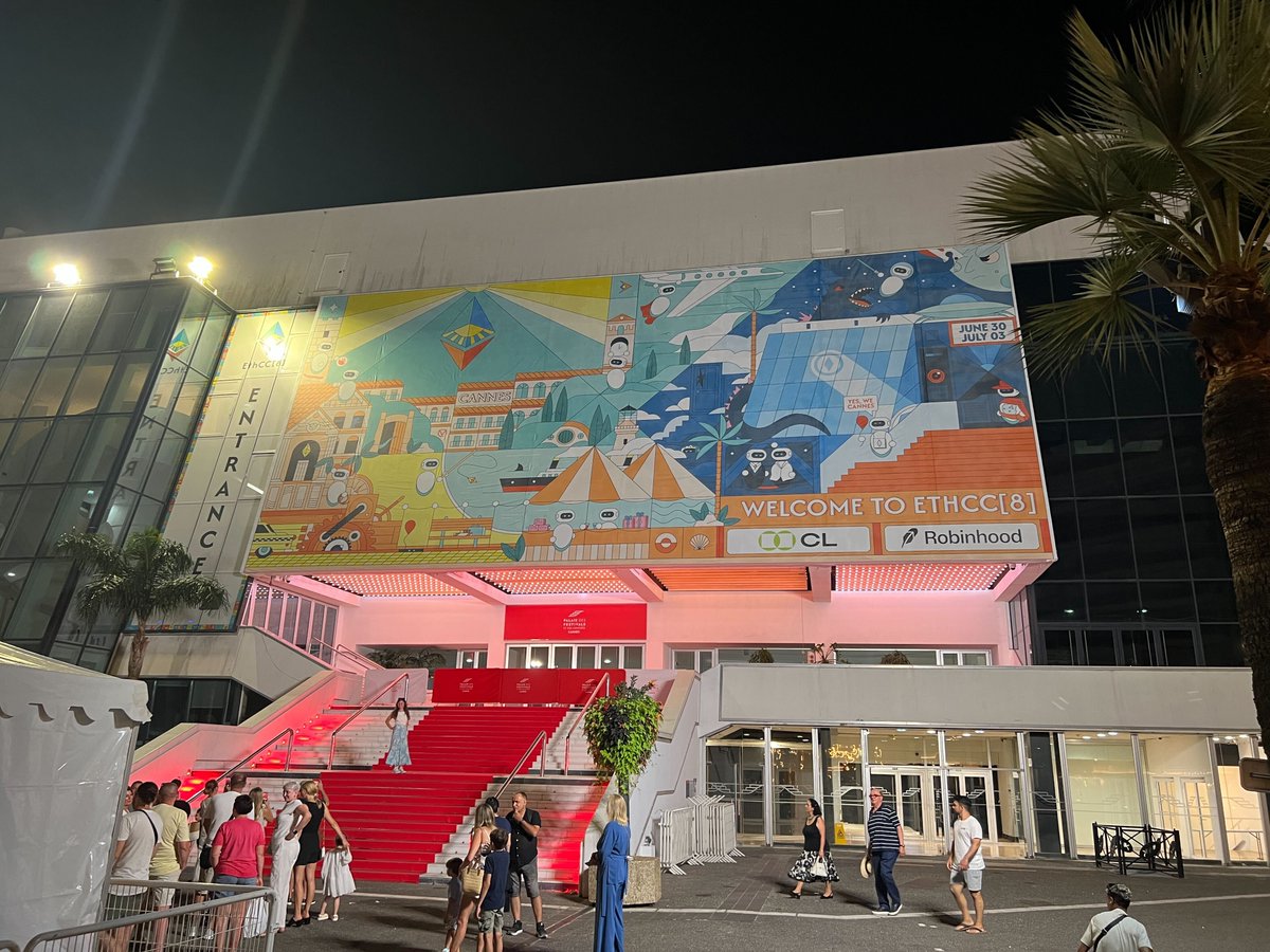 Marcin | real-time oracle arc ⚡️ (@marcinredstone) on Twitter photo Now that we're all back from French Riviera, a few key <a href="/EthCC/">EthCC - Ethereum Community Conference</a> takeaways:
• Walkability was perfect. Kept bumping into exactly the people I needed to talk to. Haven't heard of a single theft. Cannes hit the bull's-eye.
• Big banks made the effort to bring large digital assets Now that we're all back from French Riviera, a few key <a href="/EthCC/">EthCC - Ethereum Community Conference</a> takeaways:
• Walkability was perfect. Kept bumping into exactly the people I needed to talk to. Haven't heard of a single theft. Cannes hit the bull's-eye.
• Big banks made the effort to bring large digital assets