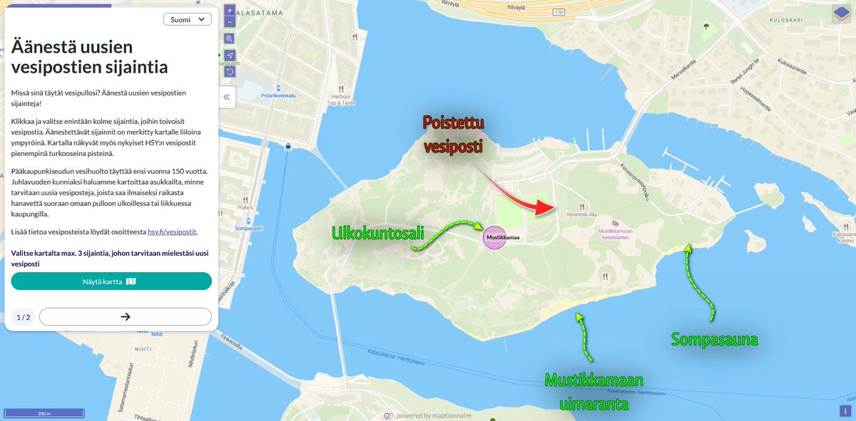 P3KO's tweet photo. Vuonna 2026 vietetään pääkaupunkiseudun vesihuollon  150-vuotisjuhlavuotta. Juhlavuoden kunniaksi HSY haluaa kehittää  vesipostiverkostoa yhdessä asukkaiden kanssa.

- https://t.co/CqMbNjRp8G

#mustikkamaa #vesiposti #Helsinki #Sompasauna https://t.co/7tLnEVDnKm