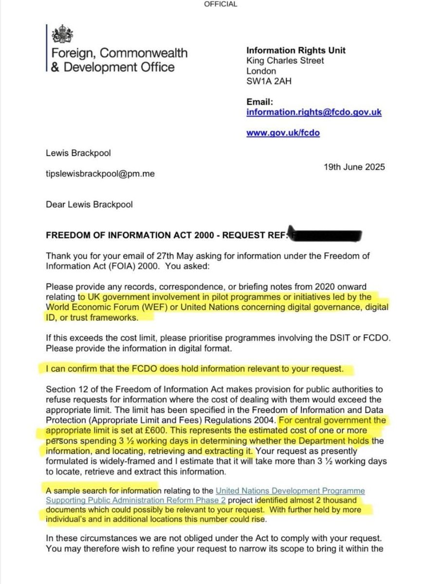 Our Government has been colluding with the World Economic Forum and they don’t want to disclose what they are working together on. It’s been going on for a long time.