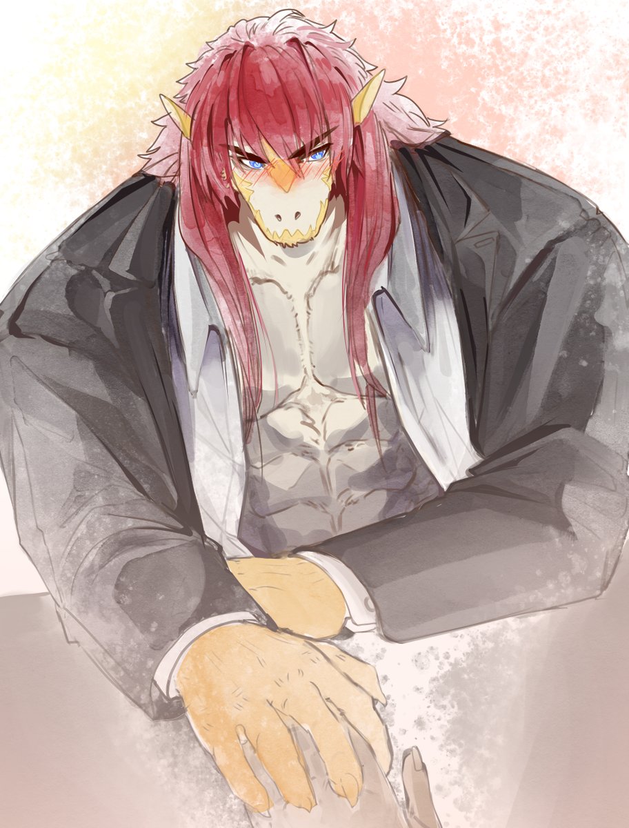 부들님 커미션!
데이트 도중에 아멜리아 손 잡아준 헌터에요! 약간의 어필(?)은 덤이고요.