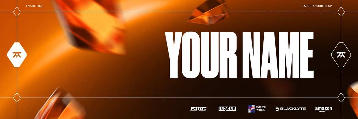 Want to celebrate our victories at EWC in style?

Reply below with your tag and we'll make you a custom header to use during the tournament! ✨