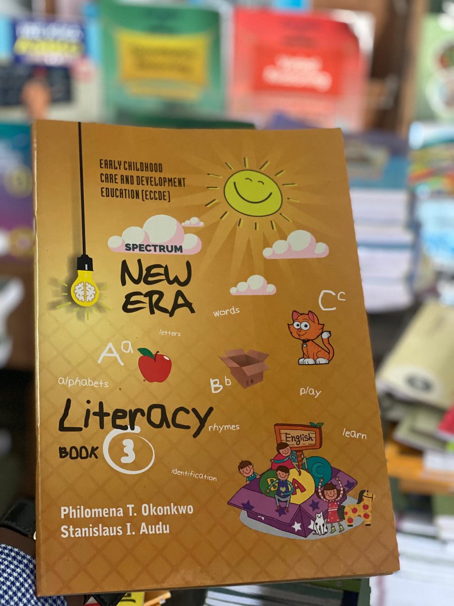 SpectrumBooks_'s tweet photo. The New Era series for ECCDE 1–3 (Nursery 1–3) is NERDC-compliant and designed to support early language and literacy development. With age-appropriate content, each book helps build strong communication skills, ensuring children are well-prepared for primary education. https://t.co/i4efMB6ZpQ