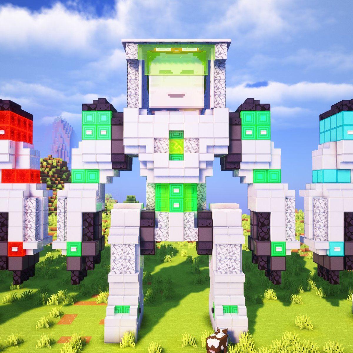 I made some Happy Ghast Robots

Tutorial Live right now on Youtube! :)

#minecraft #minecraftbuilds #happyghast