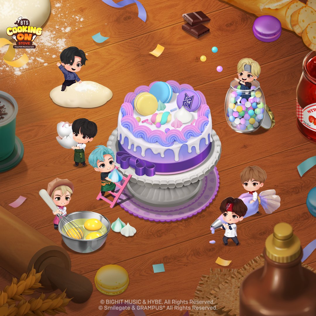 BTS Cooking On STOVE : TinyTAN Restaurant tweet media
