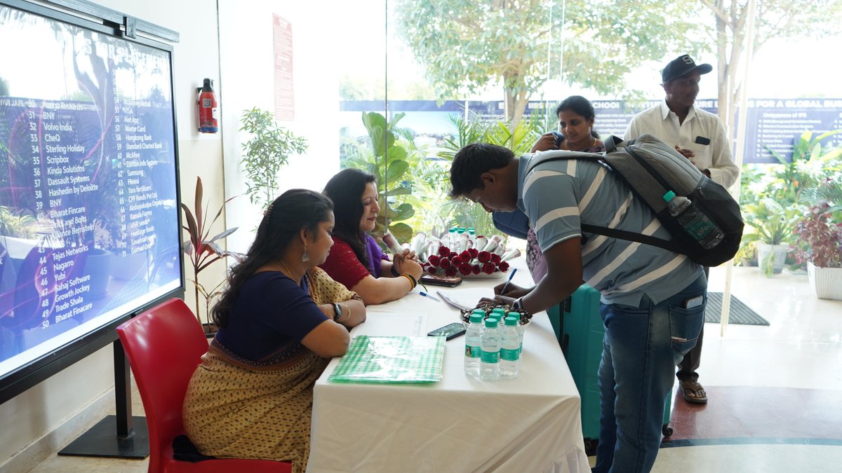 iibsonline's tweet image. 🎓 REPORTING DAY | PGDM Batch 2025–27

An exciting new chapter begins! 📌 Yesterday, we welcomed the dynamic and diverse PGDM Batch 2025–27 to the vibrant campus of IIBS Bangalore.

Welcome to the #IIBSFamily, PGDM Batch 2025–27!

#IIBSBangalore #PGDM2025 #WelcomeBatch2025