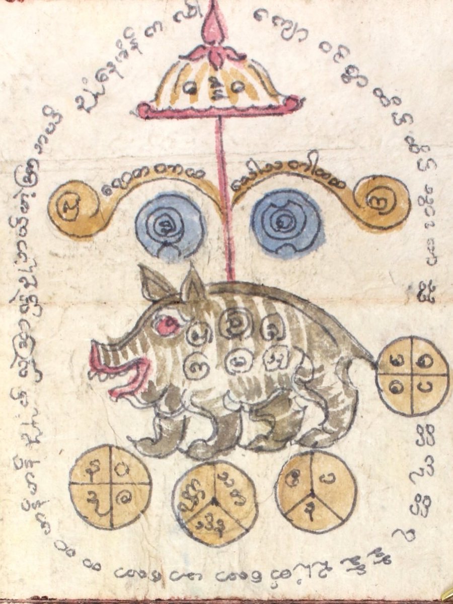 inlibris_at's tweet photo. Burmese tattoo design book. Shan Region, Burma, ca. 1800s.

Rare and unusual manuscript tattoo design book from the Shan region of Burma (now Myanmar). This work is made from foldout mulberry (saa) paper.

BN# 63262

#rarebooks #rarebookdealer #tattoos #Vienna #Wien https://t.co/xktXUyGQWg