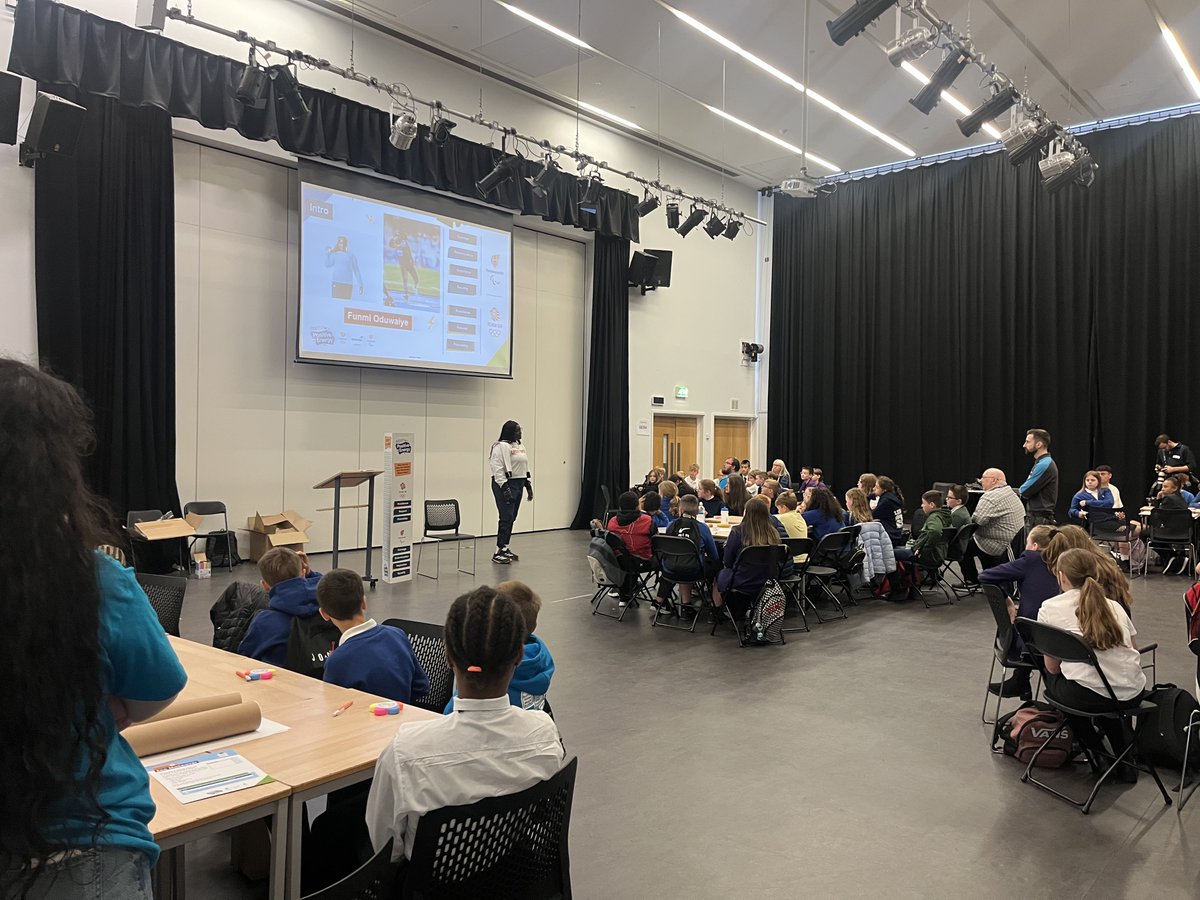 We welcomed pupils from our cluster schools, along with British Paralympian Funmi Oduwaiye and British Gas volunteers, for an amazing #STEM workshop!

Pupils completed challenges on their mission to learn about the themes of sustainability and living a greener life! 🌱