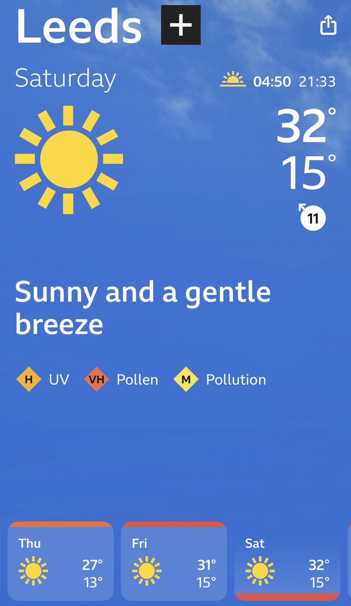 matthewdavis772's tweet photo. And no warning for Yorkshire and Humber, the other week all the south was Amber and Yorkshire yellow then last minute Yorkshire was upgraded to Amber, this seriously need looking at as they seem to have overlooked the hottest areas. https://t.co/fmmbMqtQTB