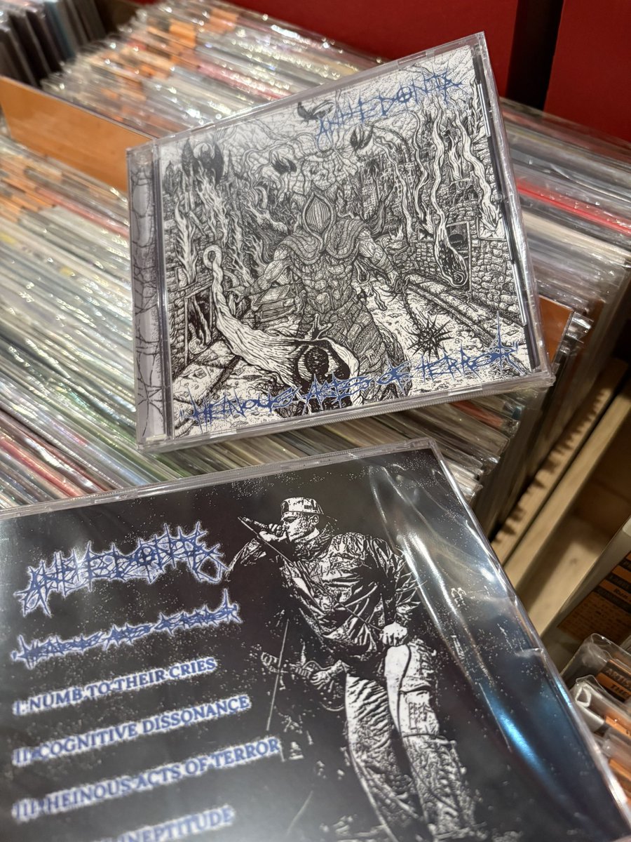 ミシガンから急浮上し注目の的になっているDETROIT BEATDOWN DEATH METALバンド"ANHEDONIA"による新作MCDが到着🔥💀🔥殺人的な破壊力とカンカンスネアの応酬🔫FFO..DEHUMANIZED, INTERNAL BLEEDING, DYING FETUS &amp; IRATE💥 retribution.ocnk.net/phone/product/…