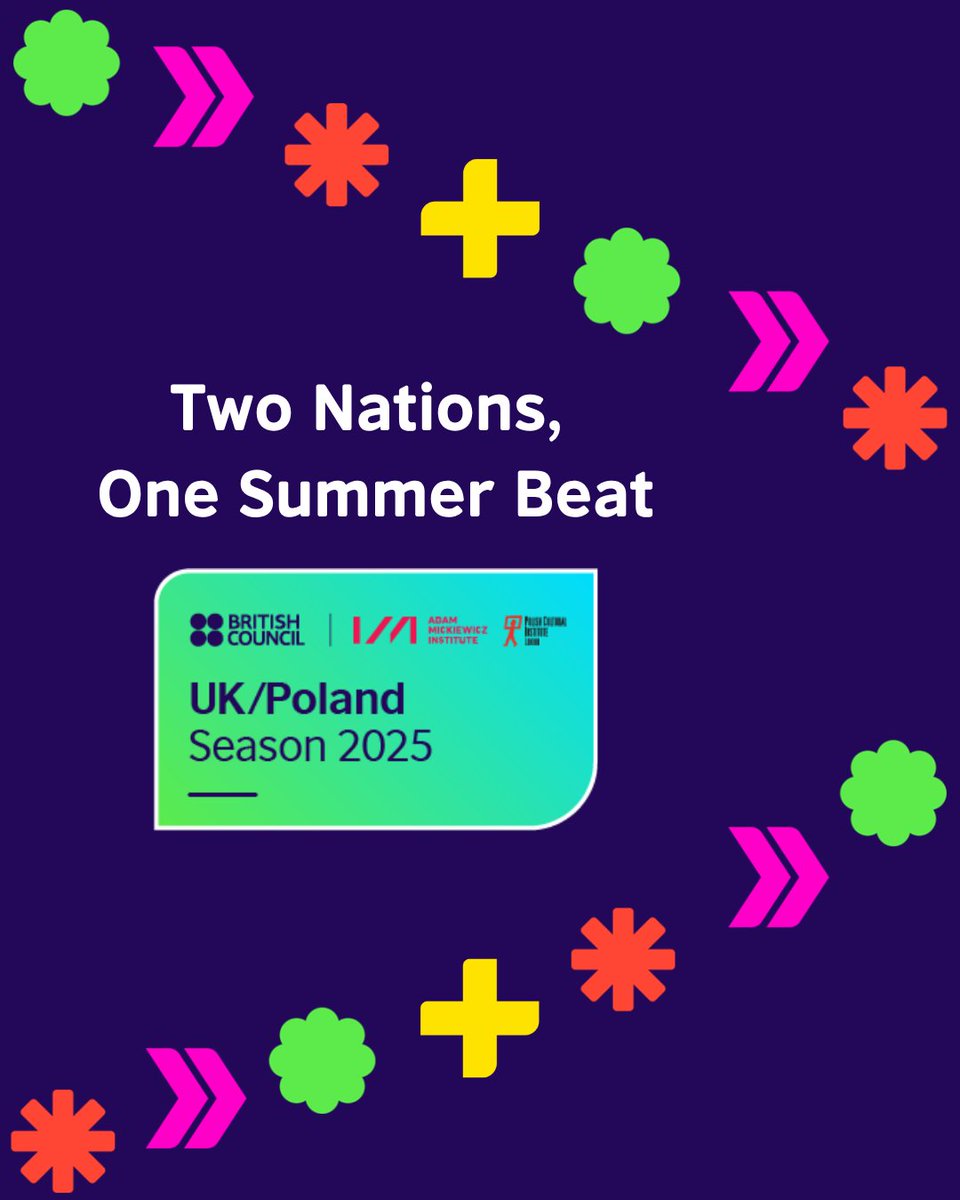 BritishCouncil's tweet image. 🌞 July is set to be full of music, film, art and dance! Join us for our vibrant events as part of the UK/Poland Season 2025.
💻 Find out more: tinyurl.com/y8dymcnr
#UKPolandSeason is organised in partnership with @InstytutAM and @PLInst_London
#Poland #BritishCouncil