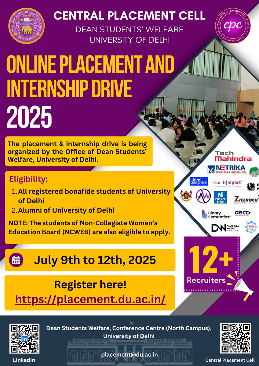 University of Delhi tweet media