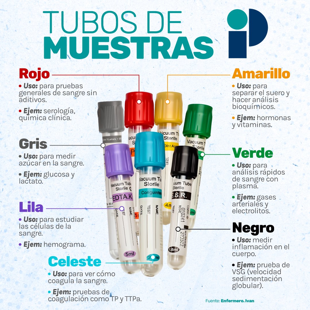 PH_Latam's tweet image. #Salud | Los tubos de recolección de sangre se dividen en tres grupos principales: tubos de suero, tubos de plasma y tubos de sangre total. ¡La elección del tubo depende de lo que desee lograr con la muestra de sangre!

Visita 🔜 somosphl.com 

#PHL #Tubos #Muestras