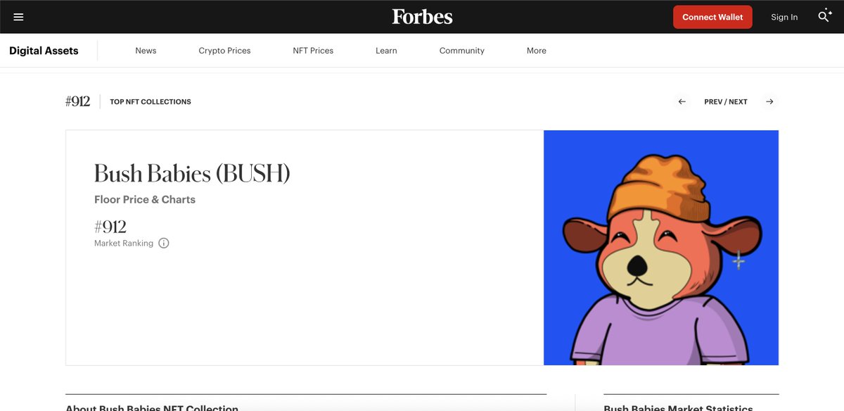 I've just discovered that the Bush Babies <a href="/BushBabyClub/">Bush Babies</a> are featured in <a href="/Forbes/">Forbes</a> Digital Assets! Like Forbes?!!!! FORBES!!!