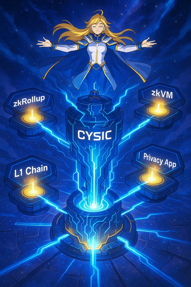 Arham8991's tweet photo. ZK isn’t a single project—it’s an entire ecosystem.
But every ZK project hits the same wall: slow proofs. 🧱
@Cysic_xyz isn’t competing with them…
They’re powering them.
One hardware layer to scale them all.
From zkRollups to L1s—Cysic fuels the future.
#ZK #Cysic #InfraForAll https://t.co/hLMi5wvGWG