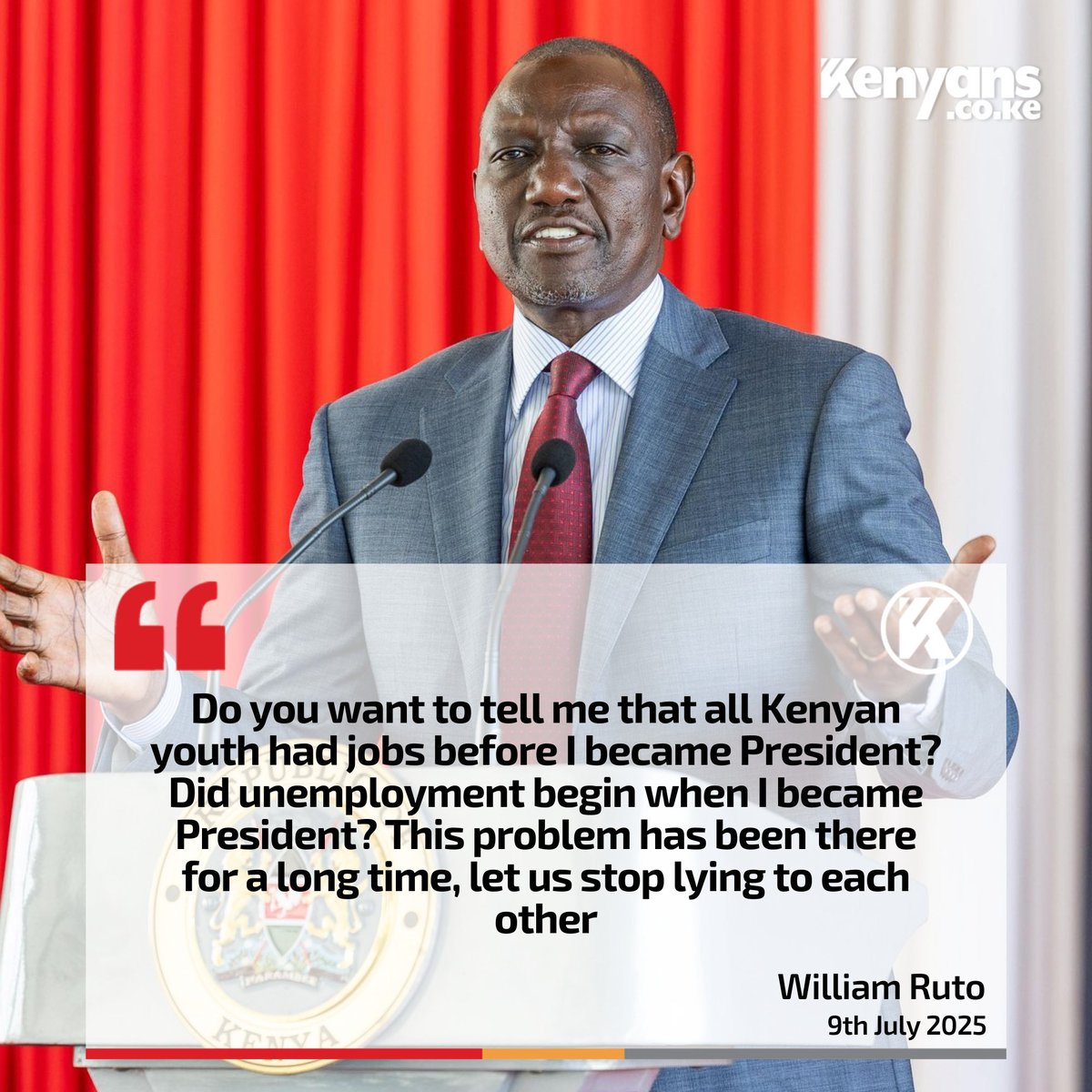 edgarwabwire_'s tweet photo. THE KING OF DOUBLE SPEAK. WILLIAM RUTO https://t.co/9wwQ8s3RmL