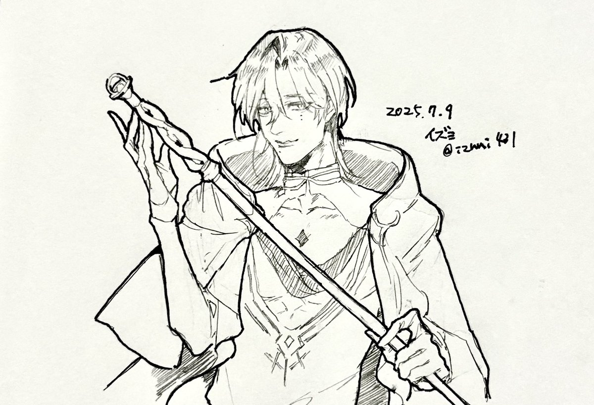 アナログで5億年ぶりにスケブ描かせていただいたミ
 #アトリエ・ミラン 