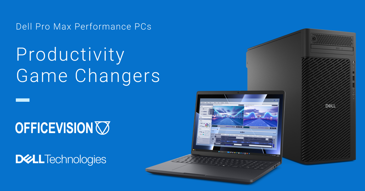 OfficevisionLtd's tweet photo. 🚀 Boost your productivity with Dell Pro Max Performance PCs.
Built for speed, power &amp; efficiency — perfect for professionals who demand more.

💼 Work smarter. Achieve more.

Contact us TODAY!
Tel: 01279 297201
Email: sales@officevision.co.uk

#Officevision #Dell #WorkSmart #AI https://t.co/k36A6KG7YV