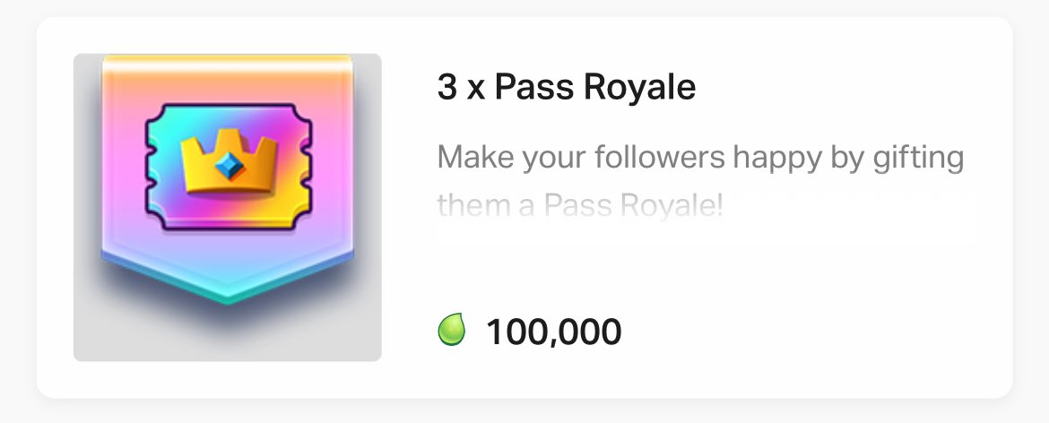 9月1日まで使えるパスリンク×3
イイネから抽選、RTは応募票2

クラロワ教えてくれる人探してます