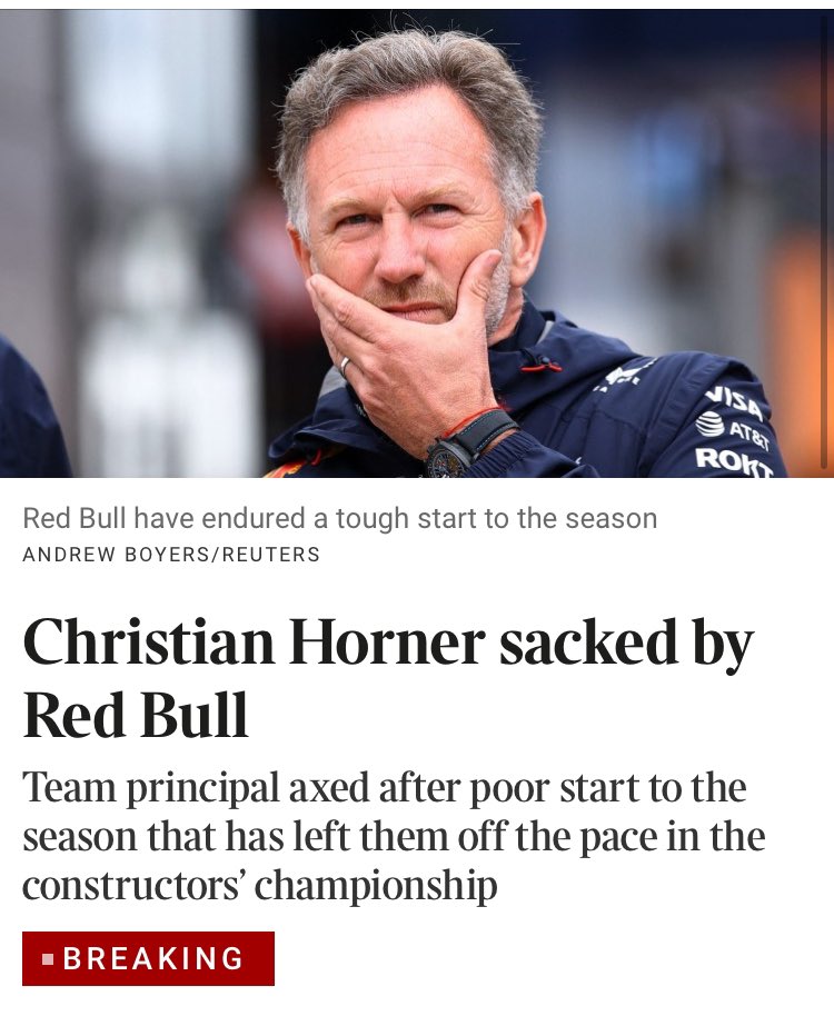 conordaunt's tweet image. *Stupid* decision @redbullracing 

#ChristianHorner