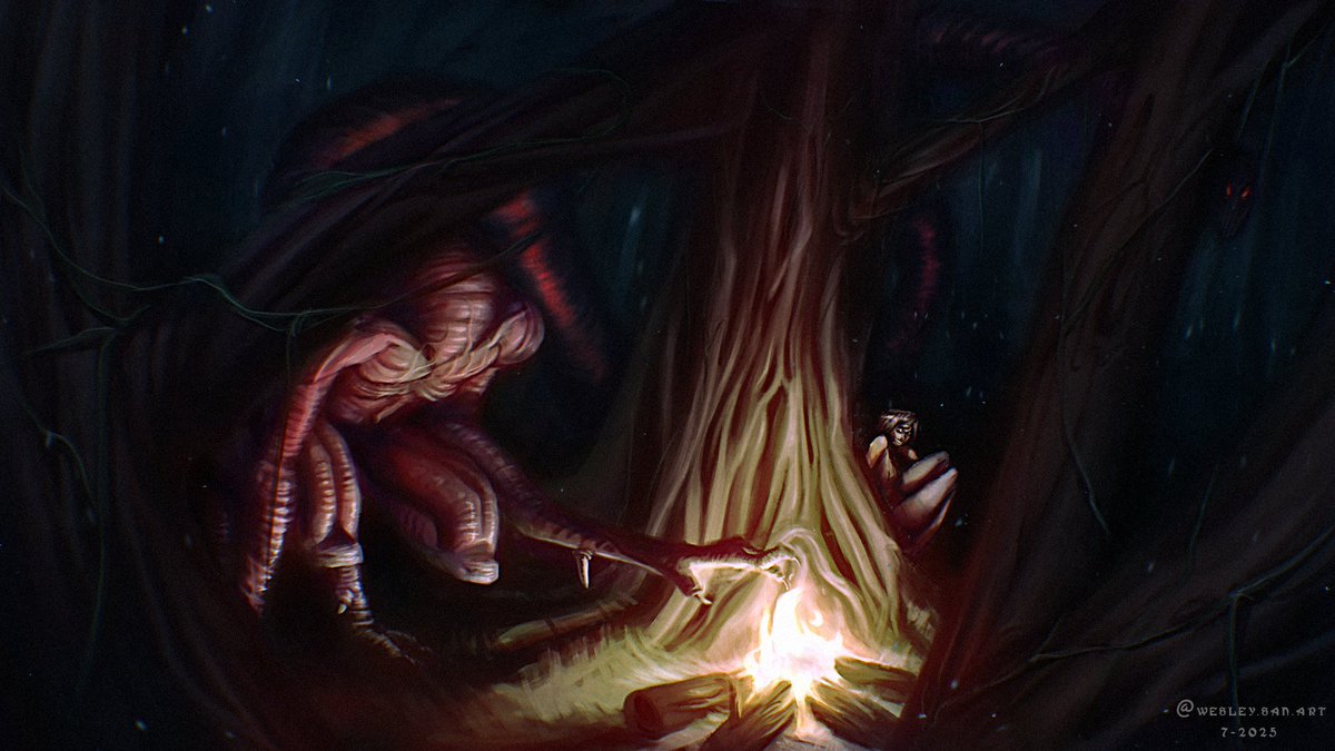 Wesleysanarts's tweet image. Thank you so much @mobzeroone for your help with the feedback.
Finished art
#gameart #darkfantasy #commissionsopen #commsopen