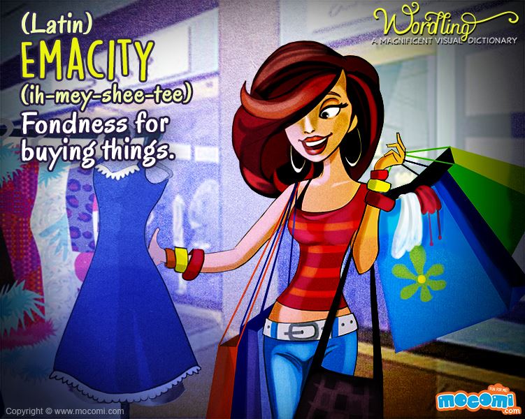 MocomiKids's tweet photo. Do you get super excited when shopping for fun clothes or cool accessories? That’s called emacity – a love for buying things! Fashion is a great way to show your style and your emacity.
Learn more https://t.co/EBlCPZwc3f
#Emacity #Fashion #Word #Wordling #MocomiKids #FashionDay https://t.co/NERA72eJLd