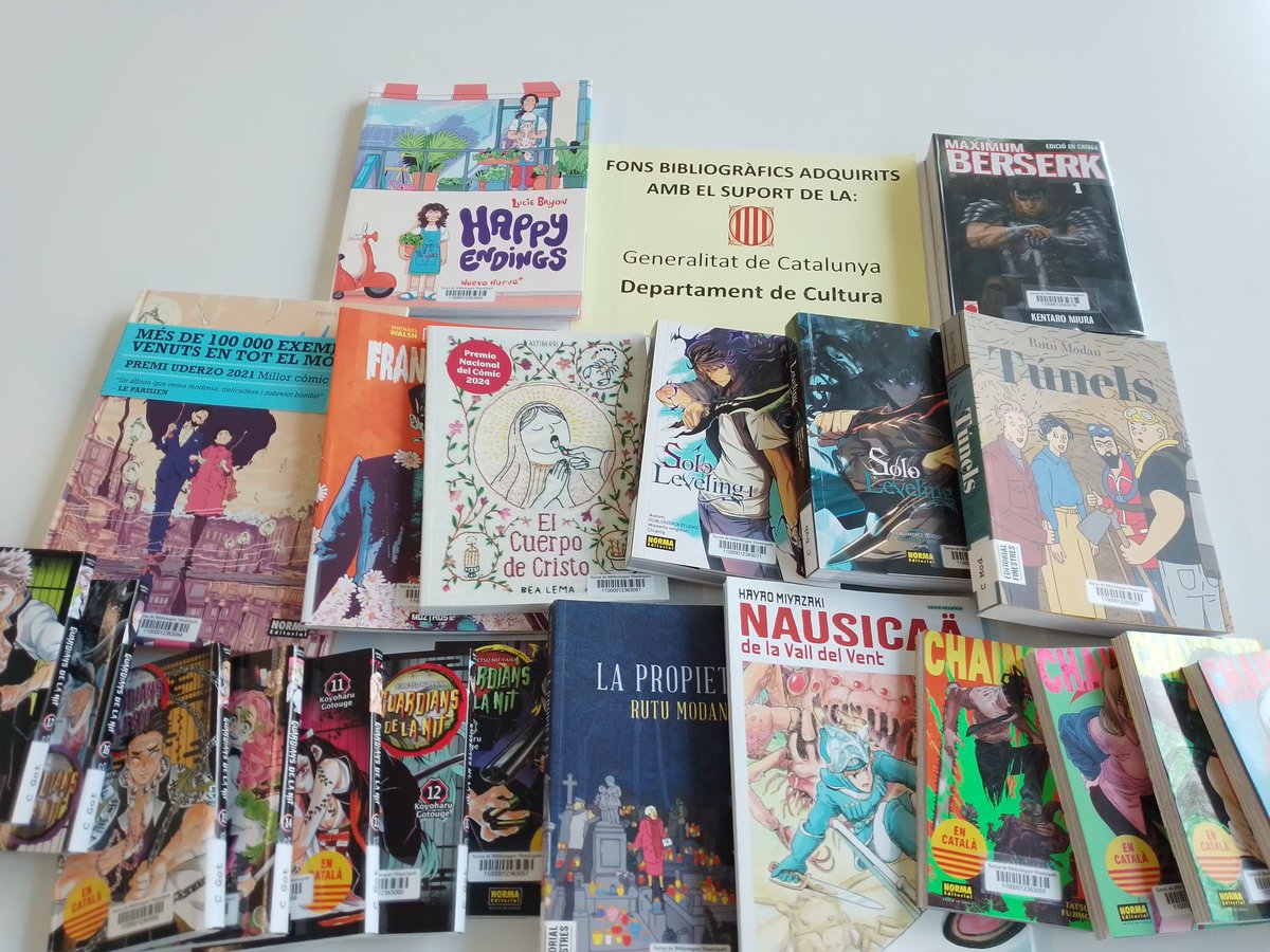 bnavarclessv's tweet image. Hem ampliat el fons de còmics, 💥💭💬 
gràcies a la subvenció @cultura_cat #OSIC 😊
Passeu a triar i remenar! #OSICNavarcles
@ajnavarcles @bibliotequesXBM @bibliotequescat