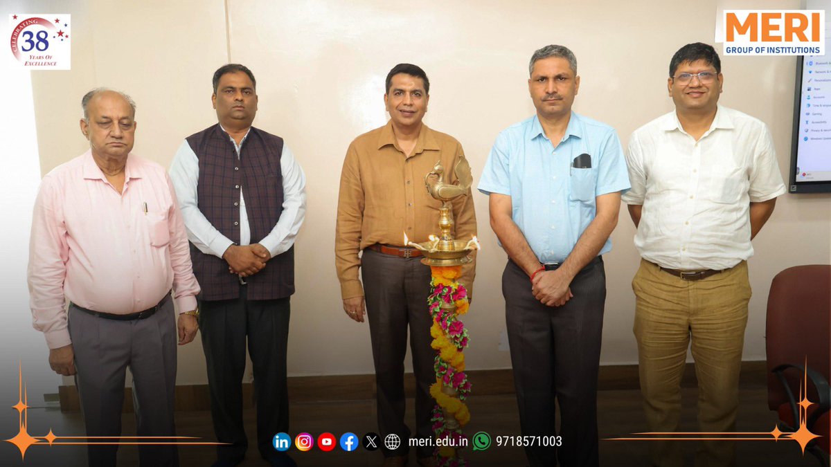 meri_college's tweet image. Advancing academic excellence at @meri_college 🎓
We hosted a 6-day FDP on Supercomputing &amp;amp; Quantum Computing (30 June–5 July) under #ATALAcademy.
Thanks to all experts, faculty &amp;amp; organizers for making it a success!
#fdp2025 #mericollegeofengineeringandtechnology